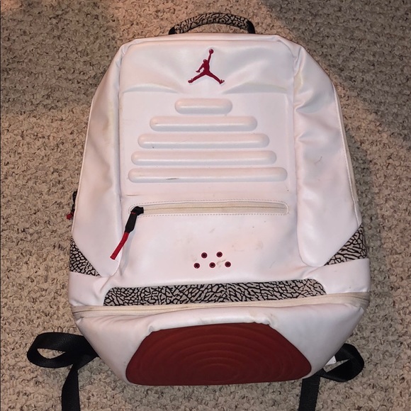 jordan retro 3 backpack white